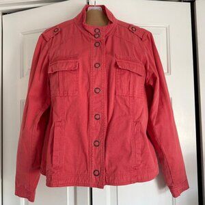 Maurices Coral Utility Jacket with Snap Front | XL
